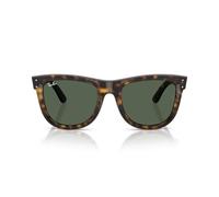 Ray-Ban Occhiali da sole unisex Rbr0502s Wayfarer Reverse, Avana scuro/verde scuro, 50 mm