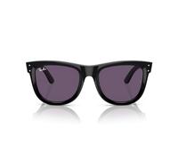Ray-Ban Occhiali da sole unisex Rbr0502s Wayfarer Reverse Square, Nero/Viola, 50 mm