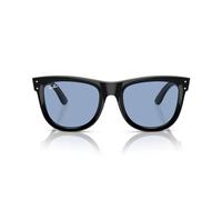 Ray-Ban Occhiali da sole Wayfarer Reverse Square Rbr0502s, Nero/Azzurro, 50 mm
