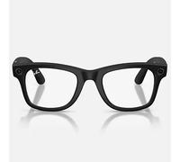 Ray-Ban Occhiali da Vista RW4012 601SSB Meta Wayfarer (Gen 2) Nero Opaco/Trasparente Unisex 53/22/155