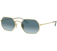 Ray-Ban Octagonal Classic RB3556N 91233M, Oro, Metal, Unisex occhiali da sole 53