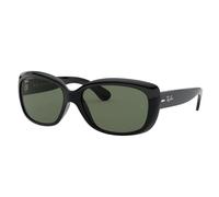 Ray-Ban Jackie Ohh 601 58 Occhiali da Sole, Nero (Black/Green Classic), Donna