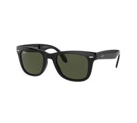 Ray-Ban Pieghevole Occhiali Da Sole Wayfarer In Cristallo Nero Verde Rb4105 601 54