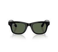 Ray-ban Ray-ban Meta Rw 4012 Wayfarer Occhiali Da Sole Unisex Nero Squadrato Verde 50mm