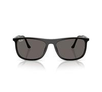 Ray-ban Rb 2216 Occhiali Da Sole Unisex Nero Squadrato Grigio 61mm