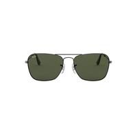 Ray-Ban RB 3136 Occhiali da Sole, Canna di Fucile/Verde, 55 mm Unisex-Adulto