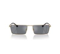 Ray-ban Rb 3741 Occhiali Da Sole Unisex Oro Altre Grigio 56mm
