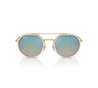 Ray-ban Rb 3765 Occhiali Da Sole Unisex Oro Geometrico Blu 53mm