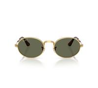 Ray-ban Rb 3931 Occhiali Da Sole Unisex Oro Rotondo Verde 54mm Polarizzato