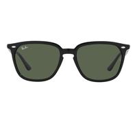 Ray-ban Rb 4362 Occhiali Da Sole Unisex Nero Squadrato Verde 55mm