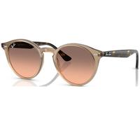 Ray - Ban Unisex RB2180 678846 Occhiali da sole Acetato Beige Rosa Rotonda Normale Sfumato