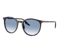 Ray - Ban Unisex RB2204 14303F Occhiali da sole Acetato Blu Blu Pantos Normale Sfumato
