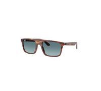 Ray-ban Rb 2222 Occhiali Da Sole Unisex Avana Squadrato Blu 57mm