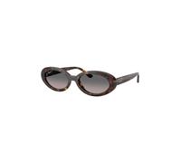 Ray - Ban Donna Ray - Ban RB2223 902/M3 Occhiali da sole Acetato Tartaruga Grigio Rotonda Polarizzata