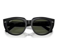 Ray - Ban Donna RB2286 DOREEN 901/31 Occhiali da sole Acetato Nero Verde G15 Squadrata Normale