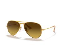 Ray-Ban Rb3025 aviator large metal 112/85 matte gold brown gradient