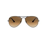 Ray-Ban RB3025 Aviator Occhiali da Sole Unisex Adulto, Grigio (Gunmetal 004/51), 55 mm