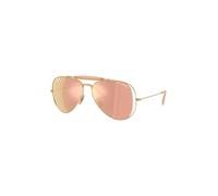 Ray-Ban Occhiali da Sole RB3029M 001/7J x Dolce & Gabbana The Outdoorsman Oro Arista/Marrone Specchiato Oro Rosé Unisex 58/14/140