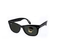 Ray-Ban RB3136 CARAVAN Occhiali da sole per Uomo e Donna + PACCHETTO con Kit per la Cura degli Occhiali da Vista iWear di Designer, Nero, 50 mm