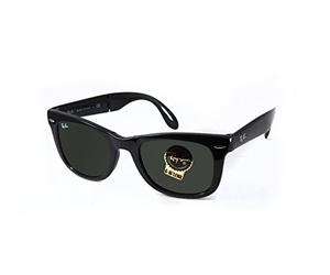 Ray-Ban RB3136 CARAVAN Occhiali da sole per Uomo e Donna + PACCHETTO con Kit per la Cura degli Occhiali da Vista iWear di Designer, Nero, 50 mm