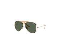 Ray - Ban Unisex Ray - Ban x DOLCE&GABBANA RB3138M 001/71 Occhiali da sole Metallo Oro Verde Pilot Normale
