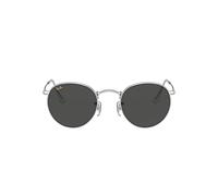 Ray-Ban Rb3447 Round Metal Occhiali, Argento, 50 Unisex-Adulto