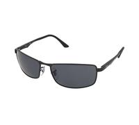 Ray - Ban Uomo RB3498 N/A 006/81 Occhiali da sole Metallo Nero Grigio Squadrata Polarizzata