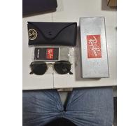 Ray-Ban RB3548N Occhiali da Sole Uomo Nero Verde Lenti