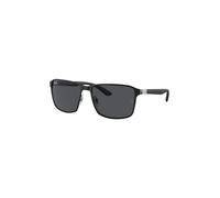 Rayban - Occhiali da sole lifestyle - RB3721 Polished Black On Black Dark Grey - Nero