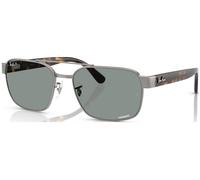 Ray - Ban Unisex RB3751CH 004/3R Occhiali da sole Metallo Grigio Squadrata Polarizzata