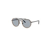 Ray - Ban Unisex Ray - Ban RB3765 9279R5 Occhiali da sole Metallo Nero Blu Geometrica Normale