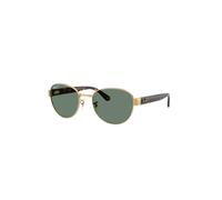Ray - Ban Unisex Ray - Ban RB3766CH 001/O9 Occhiali da sole Metallo Oro Grigio Squadrata Polarizzata