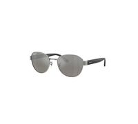 Ray - Ban Unisex Ray - Ban RB3766CH 004/5J Occhiali da sole Metallo Grigio Argento Squadrata Polarizzata