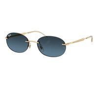 Ray-Ban Occhiali da Sole RB3767 001/4C Oro Arista/Blu Sfumato Grigio Scuro Unisex 54/18/145