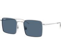 Ray-Ban RB3782 003/80, Argento, Metal, Unisex occhiali da sole 53