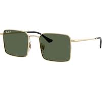 Ray-Ban RB3782 92139A Polarized, Polarizzato, Oro, Metal, Unisex occhiali da sole 53