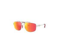 Ray - Ban Unisex Ray - Ban RB3789M F0071D Occhiali da sole Metallo Argento Squadrata Normale