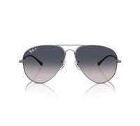 Ray-Ban Rb3825 Old Aviator Occhiali da Sole Polarizzati, 58 mm, Gun/Blue Gradient Polarized, 58 mm
