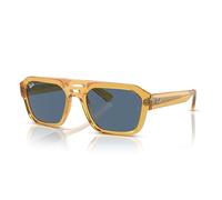 Ray-Ban RB4397 Corrigan 668280 - Occhiali da sole unisex, Giallo trasparente., 54 EU