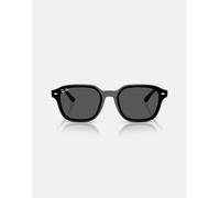 Ray-Ban - RB4458d - Occhiali da sole squadrati neri con lenti grigie-Nero XL