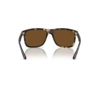 Ray - Ban Unisex RB4547 BOYFRIEND TWO 710/57 Occhiali da sole Iniettato Tartaruga Marrone Squadrata Polarizzata