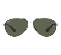 Ray-ban Rb8331m Occhiali Da Sole Unisex Rutenio Pilot Verde 61mm
