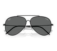 Ray-Ban Occhiali da sole unisex Aviator Reverse (confezione da 1), Nero, 59 mm