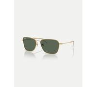Ray-Ban - Reverse - Occhiali da sole oro con lenti verdi XL
