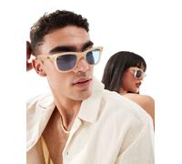 Ray-Ban - Reverse - Occhiali da sole Wayfarer color crema/blu-Bianco No Size