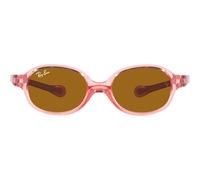 Ray-ban Rj 9187s Junior Occhiali Da Sole Bambino Rosa Geometrico Marrone 39mm