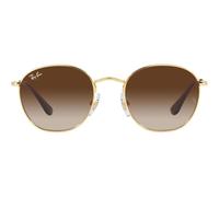 Ray-ban Rob Rj 9572s Junior Occhiali Da Sole Unisex Oro Squadrato Marrone 48mm