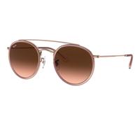 Ray-Ban Round Double Bridge RB3647N 9069A5, Rosa, Metal, Unisex occhiali da sole 51