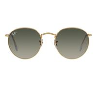 Ray-ban Round Metal Rb 3447 Occhiali Da Sole Uomo Oro Rotondo Verde 50mm