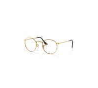 Ray - Ban Unisex RX3447V ROUND METAL 2500 Montature da vista Metallo Oro Trasparente Rotonda Normale